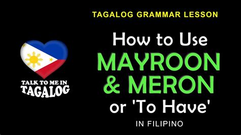 meron pa in english|MERON: Tagalog.